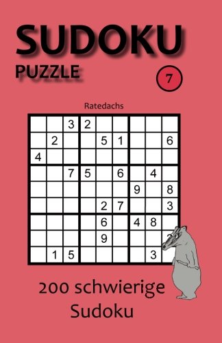 Sudoku Puzzle 7: 200 schwierige Sudoku von udv