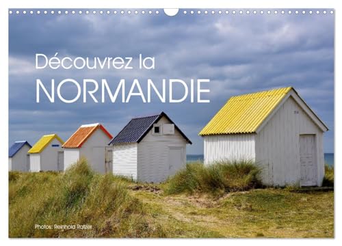 Découvrez la Normandie (Wandkalender 2025 DIN A3 quer), CALVENDO Monatskalender von CALVENDO