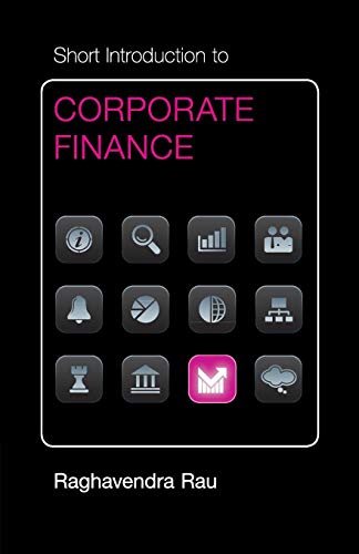 Short Introduction to Corporate Finance (Cambridge Short Introductions)
