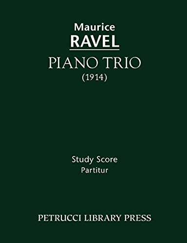 Piano Trio: Study score