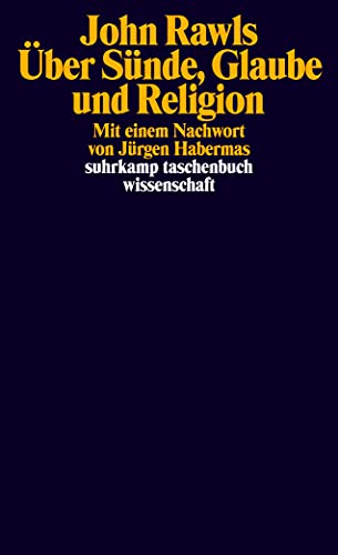 Über Sünde, Glaube und Religion (suhrkamp taschenbuch wissenschaft) von Suhrkamp Verlag AG