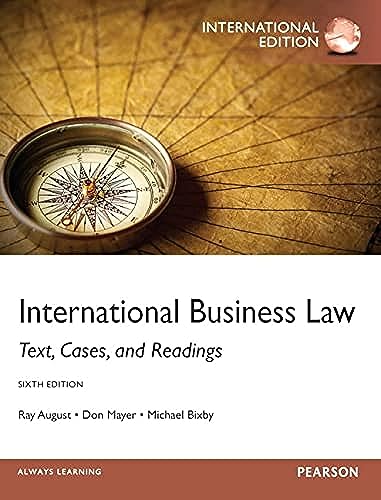 International Business Law: International Edition: Text, Cases, and Readings von Pearson Education Limited