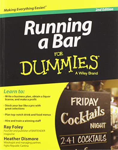 Running a Bar For Dummies (For Dummies Series)