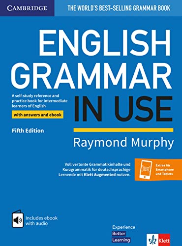 English Grammar in Use: Klett Fifth Edition. Book with answers and digital extras