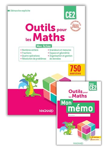 Outils pour les Maths CE2 par domaine (2025) - Fichier de l'élève + Mémo: Mon fichier + Mon mémo von MAGNARD