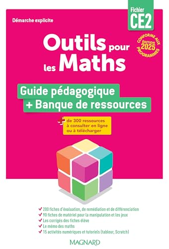 Outils pour les Maths CE2 par domaine (2025) - Guide du fichier + Banque de ressources von MAGNARD