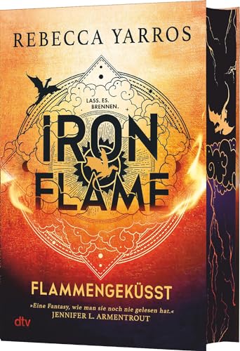 Iron Flame Flammengeküsst - Band 2 - DELUXE Ausgabe mit farbigem Buchschnitt + 3 extra Lesezeichen