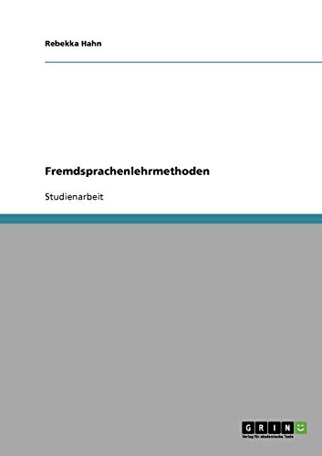 Fremdsprachenlehrmethoden von Books on Demand