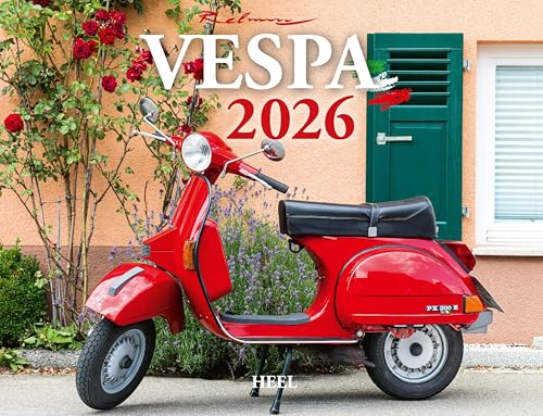 Kalender Vespa 2026 Eintragkalender: Kult-Roller Italien Wandkalender von Heel