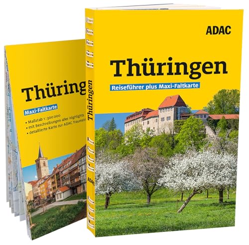 ADAC Reiseführer plus Thüringen: Mit Maxi-Faltkarte und praktischer Spiralbindung von ADAC