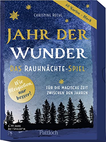 Jahr der Wunder: Das Rauhnächte-Spiel | 40 Orakelkarten mit überlieferten und neuen Rauhnächte-Ritualen. Zum Ermitteln eines Jahreshoroskops geeignet (Energie der Rauhnächte)