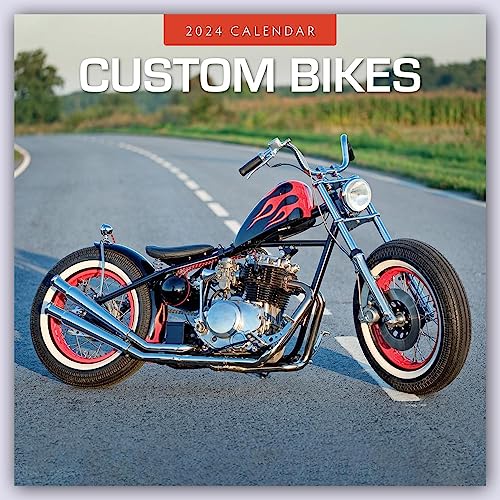 Custom Bikes – Umgebaute Motorräder 2024 – 16-Monatskalender: Original Red Robin Publishing Ltd-Kalender [Mehrsprachig] [Kalender] (Wall-Kalender) von Brown Trout-Auslieferer Flechsig