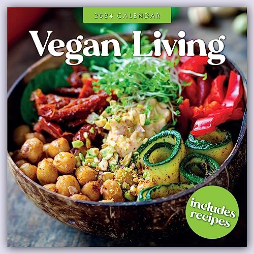 Vegan Living – Vegan Leben 2024 – 16-Monatskalender: Original Red Robin Publishing Ltd-Kalender [Mehrsprachig] [Kalender] (Wall-Kalender) von Brown Trout-Auslieferer Flechsig