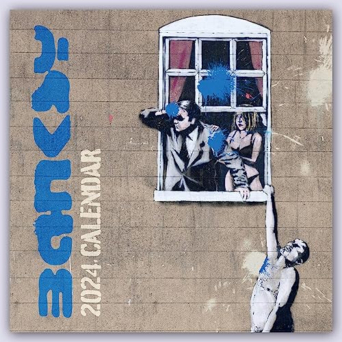 Banksy 2024 – 16-Monatskalender: Original Red Robin Publishing Ltd-Kalender [Mehrsprachig] [Kalender] (Wall-Kalender)