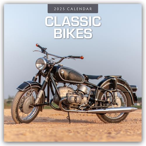 Classic Bikes – Klassische Motorräder 2025 – 16-Monatskalender: Original Red Robin Publishing Ltd-Kalender [Mehrsprachig] [Kalender] (Wall-Kalender)