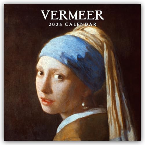 Johannes Vermeer – Jan Vermeer 2025 – 16-Monatskalender: Original Red Robin Publishing Ltd-Kalender [Mehrsprachig] [Kalender] (Wall-Kalender)