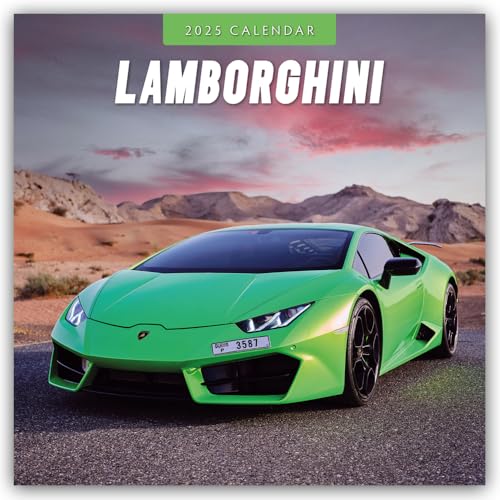 Lamborghini 2025 – 16-Monatskalender: Original Red Robin Publishing Ltd-Kalender [Mehrsprachig] [Kalender] (Wall-Kalender)