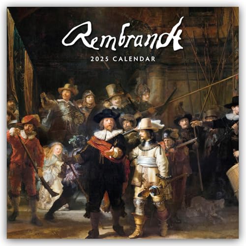 Rembrandt 2025 – 16-Monatskalender: Original Red Robin Publishing Ltd-Kalender [Mehrsprachig] [Kalender] (Wall-Kalender)