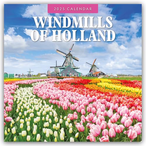 Windmills of Holland – Windmühlen der Niederlande 2025 – 16-Monatskalender: Original Red Robin Publishing Ltd-Kalender [Mehrsprachig] [Kalender] (Wall-Kalender)