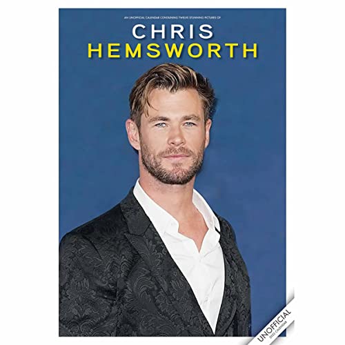Chris Hemsworth 2022 - A3-Posterkalender: Original RedStar-Publishing-Kalender [Mehrsprachig] [Kalender]