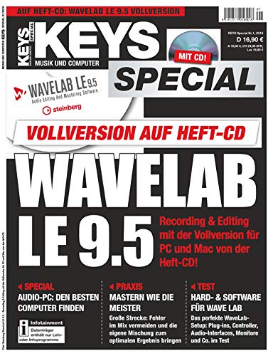Wavelab LE 9.5 Vollversion im Keys Special 1/2018 von PPVMedien GmbH