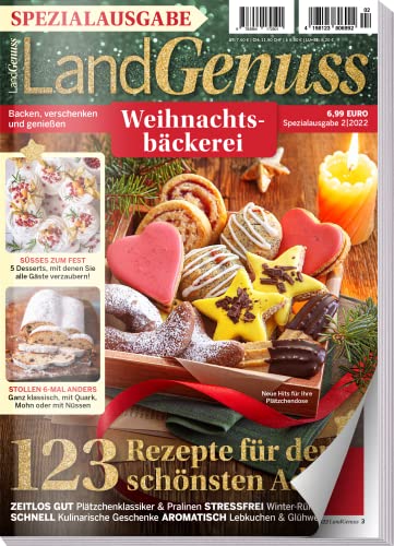 LandGenuss - Spezial 02/22 - Weihnachtsbäckerei - 123 Rezepte - Kekse Stollen und Süsses zu Weihnachten von falkemedia