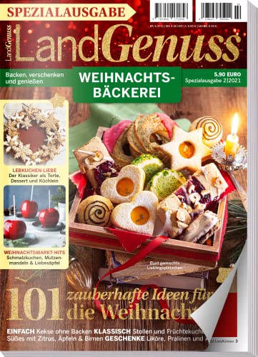 LandGenuss - Weihnachts-Bäckerei 2021 - 101 zauberhafte Rezepte und Ideen für Weihnachten von falkemedia