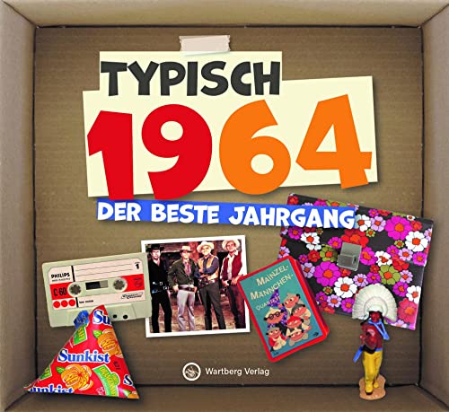 Typisch 1964 - Der beste Jahrgang: Jahrgangsbuch zum 60. Geburtstag - Das perfekte Geschenk zum runden Geburtstag - Fotos, Texte, Erinnerungen (Geschenkbuch)