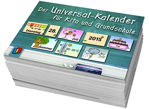 Der Universal-Kalender für Kita und Grundschule: Folienbeschichtete Karten