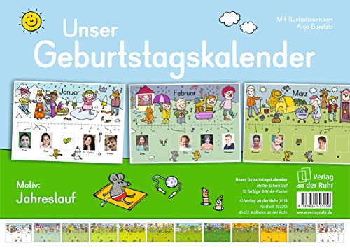 Unser Geburtstagskalender – Motiv: Jahreslauf Unser Geburtstagskalender – Motiv: Jahreslauf