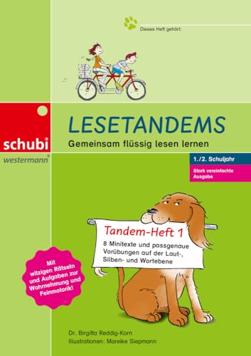Lesetandems - Tandemheft 1, stark vereinfachte Ausgabe: Lesen im Tandem 1./2. Schuljahr (Lesetandems und Lesetheater - mit Karamello lesen lernen) von SCHUBI Lernmedien
