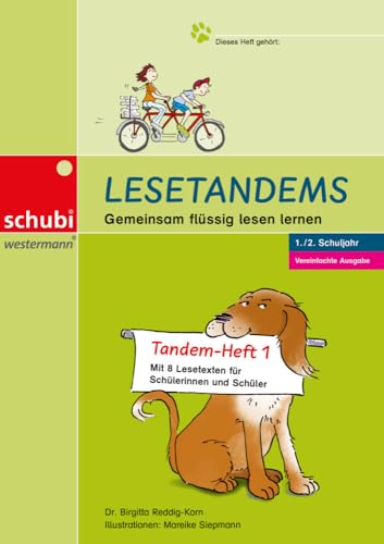 Lesetandems - Gemeinsam flüssig lesen lernen: Vereinfachte Ausgabe, Tandemheft 1 (1./2. Schuljahr) (Lesetandems und Lesetheater - mit Karamello lesen lernen)