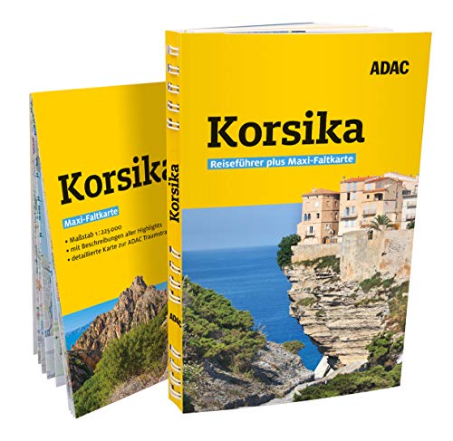 ADAC Reiseführer plus Korsika: Mit Maxi-Faltkarte und praktischer Spiralbindung