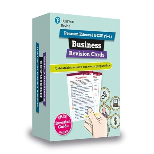 Revise Pearson Edexcel GCSE (9-1) Business Revision Cards: includes free online edition of revision guide (REVISE Edexcel GCSE Business 2017) von Pearson Education Limited