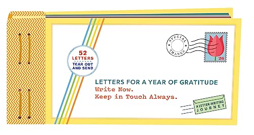 Letters for a Year of Gratitude: Write Now. Keep in Touch Always. (Gratitude Cards, Memory Book, Book of Kindness) (Letters To My) von Chronicle Books
