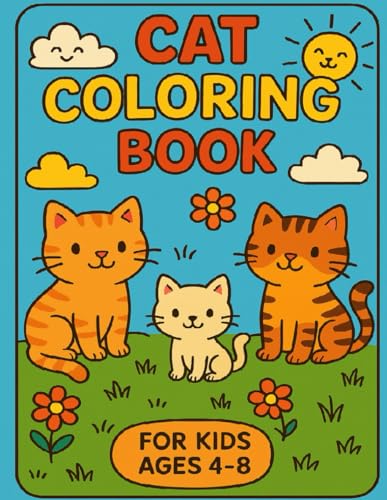 My Cat Coloring Book (8.5 x 11): Big, fun cat pictures for kids to color – perfect for ages 4–8! von Independently published