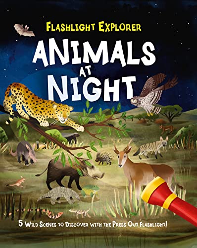 Flashlight Explorers: Animals at Night: 5 Wild Scenes to Discover with the Press-Out Flashlight von Arcturus