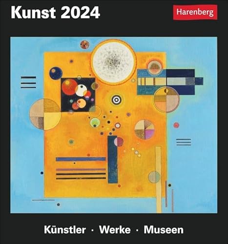 Kunst Tagesabreißkalender 2024. Kunstvoller Tageskalender zum Abreißen. Kultur-Kalender mit hochkarätigen Kunstwerken aus Galerien und Museen aller Welt: Kulturkalender - Künstler, Werke
