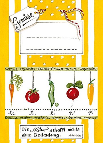 Reglindis Rohringer - Samentütchen "Gemüse" zum Befüllen (5 Stück) von Jan Thorbecke Verlag