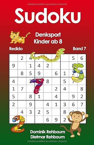 Redido Sudoku Kinder ab 8 | Denksport | 9x9 | Band 7