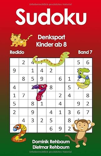 Redido Sudoku Kinder ab 8 | Denksport | 9x9 | Band 7