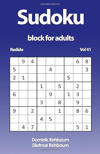 Redido Sudoku block for adults | Volume 41 Redido Sudoku block for adults | Volume 41 von Independently published