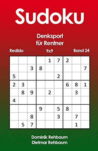 Redido Sudoku für Rentner | Denksport | 9x9 | Band 24