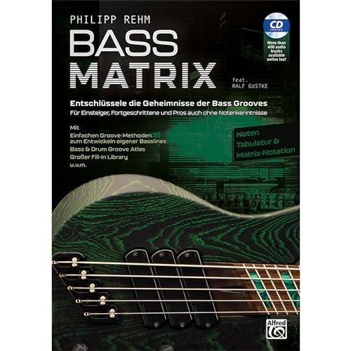 BASS MATRIX: Entschlüssele die Geheimnisse der Bass Grooves von Alfred Music Publishing