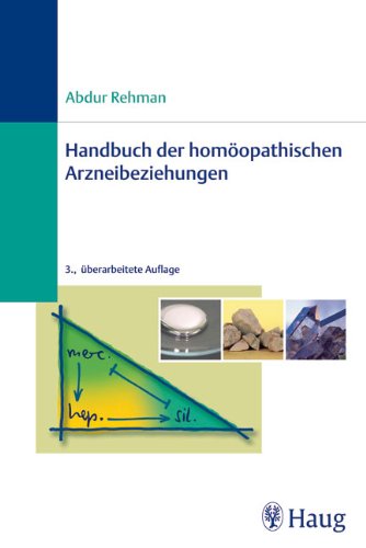 Handbuch der homöopathischen Arzneibeziehungen