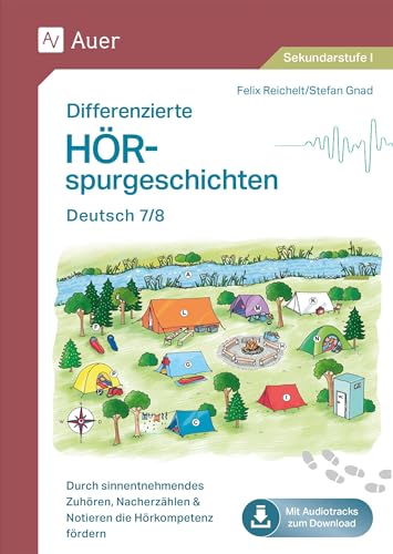 Differenzierte Hörspurgeschichten Deutsch 7-8: Durch sinnentnehmendes Zuhören, Nacherzählen & Notieren die Hörkompetenz fördern (7. und 8. Klasse)