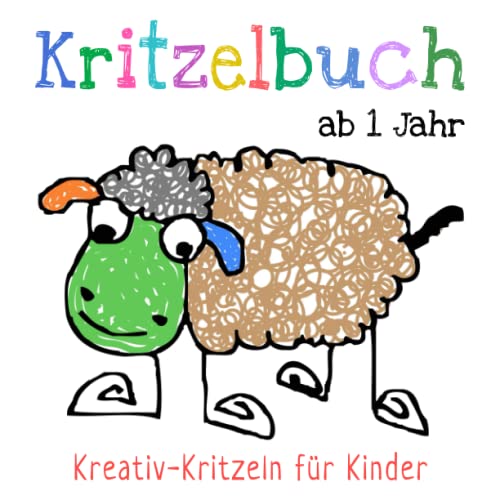 Kritzelbuch ab 1 Jahr: Erstes Kritzel-Malbuch mit 50 schlichten Malvorlagen zum Ausmalen und Lernen der ersten Gegenstände für Kinder - Dickes Ausmalbuch zum Kreativ-Kritzeln Kritzelbuch ab 1 Jahr: Erstes Kritzel-Malbuch mit 50 schlichten Malvorlagen zum Ausmalen und Lernen der ersten Gegenstände für Kinder - Dickes Ausmalbuch zum Kreativ-Kritzeln