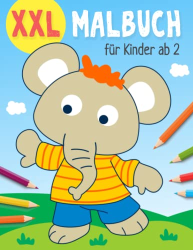 XXL Malbuch für Kinder ab 2: Erstes großes Kritzelmalbuch mit tollen Motiven zum Ausmalen und zur Förderung von Kreativität und Feinmotorik für Mädchen und Jungen XXL Malbuch für Kinder ab 2: Erstes großes Kritzelmalbuch mit tollen Motiven zum Ausmalen und zur Förderung von Kreativität und Feinmotorik für Mädchen und Jungen