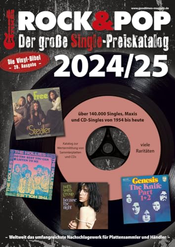 Der große Rock & Pop Single Preiskatalog 2024/25 von NikMa-Musikbuch Verlag