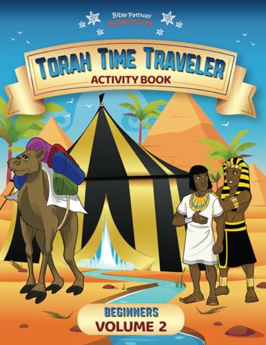 Torah Time Traveler Activity Book for Beginners (Volume 2): Genesis 24 - Genesis 46 (Torah Time Traveler Activity Books for Beginners, Band 2)
